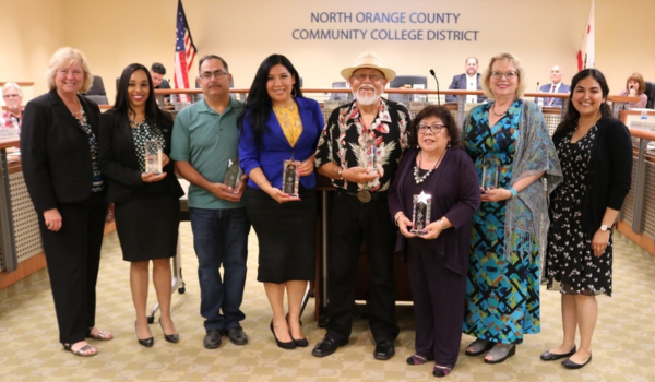 Miguel Miranda, North Star Award Recipient (pictured 3rd from left)
